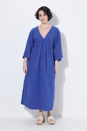 Plus size veliki brojevi Haljina maxi 3/4 rukava za punije