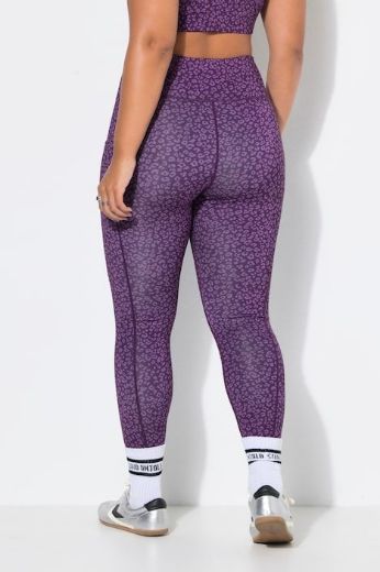 Plus size veliki brojevi Tajice sportske visokog struka za punije