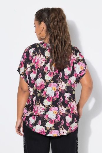 Plus size veliki brojevi Bluza kratkih rukava V ovratnika za punije