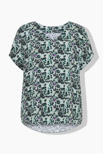 Plus size veliki brojevi Bluza kratkih rukava V ovratnika za punije
