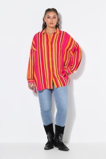 Plus size veliki brojevi Bluza dugih rukava šireg kroja za punije