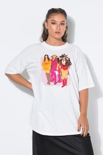 Plus size veliki brojevi Majica kratkih rukava šireg kroja za punije