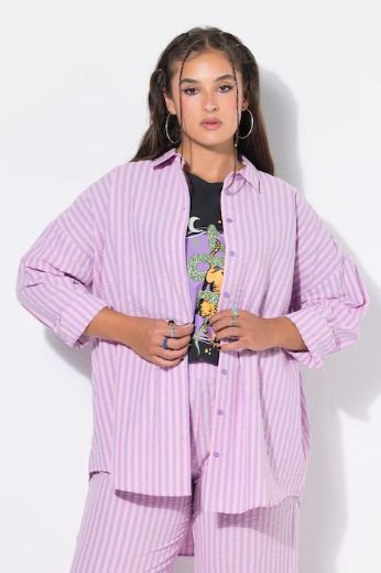 Plus size veliki brojevi Košulja dugih rukava šireg kroja za punije