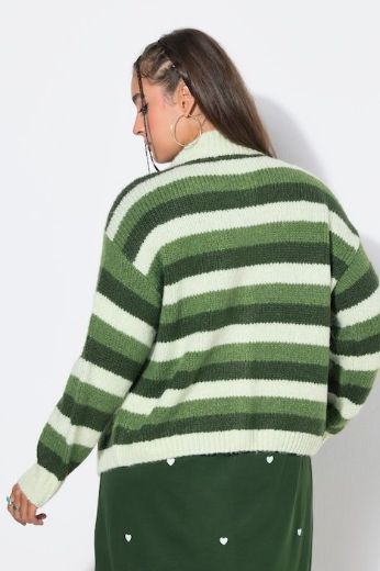 Plus size veliki brojevi Kardigan pleteni na kopčanje za punije