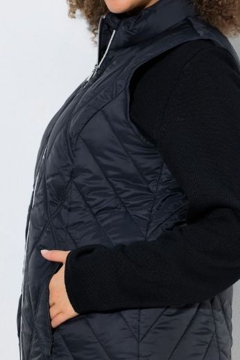 Plus size veliki brojevi Prsluk prošiveni za punije