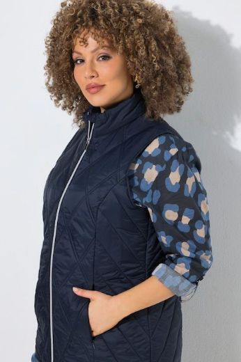 Plus size veliki brojevi Prsluk prošiveni za punije