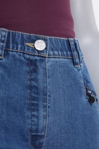 Plus size veliki brojevi Traperice širokih nogavica za punije