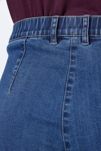 Plus size veliki brojevi Traperice širokih nogavica za punije