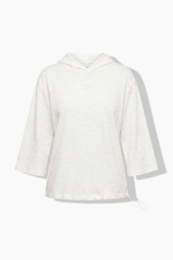 Plus size veliki brojevi Majica 3/4 rukava s kapuljačom za punije