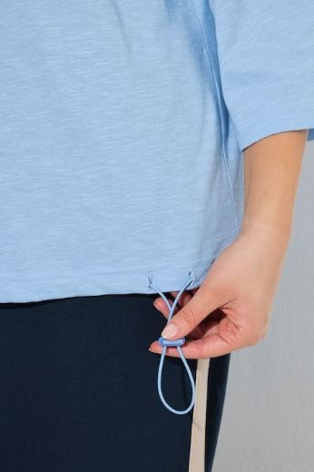 Plus size veliki brojevi Majica 3/4 rukava s kapuljačom za punije