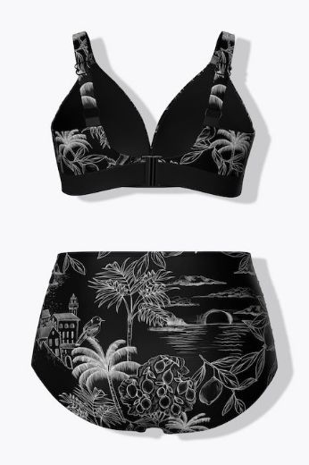 Plus size veliki brojevi Kupaći kostim dvodijelni bikini za punije