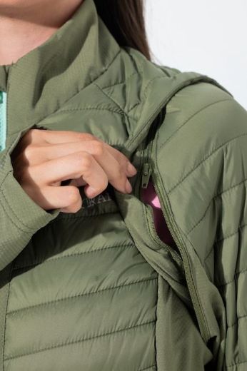 Plus size veliki brojevi Jakna funkcionalna s odvojivim rukavima za punije