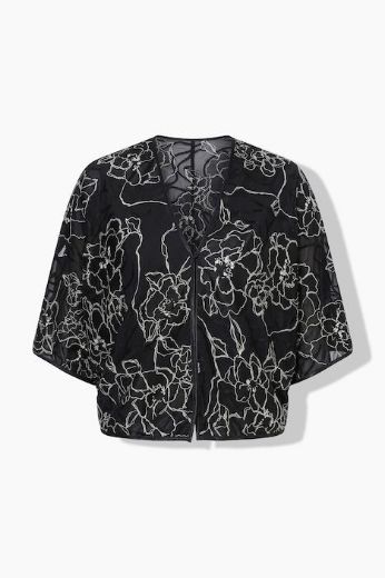 Plus size veliki brojevi Bolero elegantni cvjetnog uzorka za punije