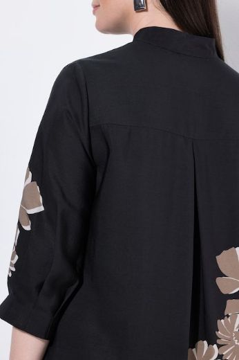Plus size veliki brojevi Halina midi 3/4 rukava V ovratnika za punije