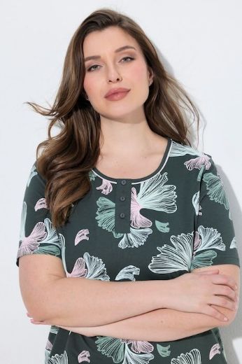 Plus size veliki brojevi Spavaćica kratkih rukava 2 komada za punije