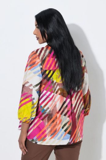 Plus size veliki brojevi Bluza 3/4 rukava A kroja za punije