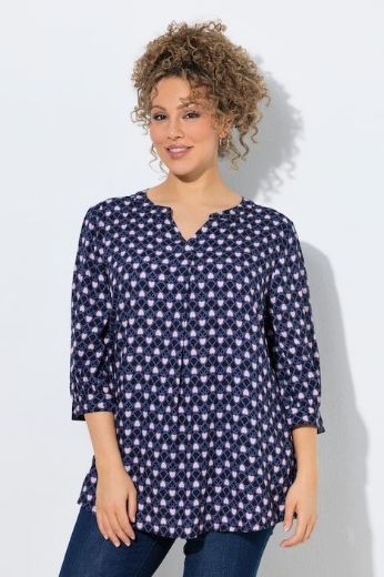 Plus size veliki brojevi Tunika 3/4 rukava A kroja za punije