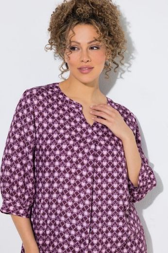 Plus size veliki brojevi Tunika 3/4 rukava A kroja za punije