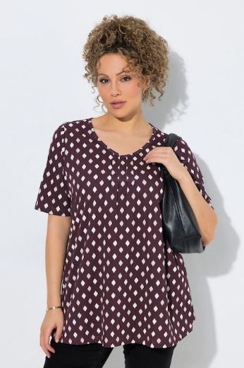 Plus size veliki brojevi Majica kratkih rukava A kroja za punije