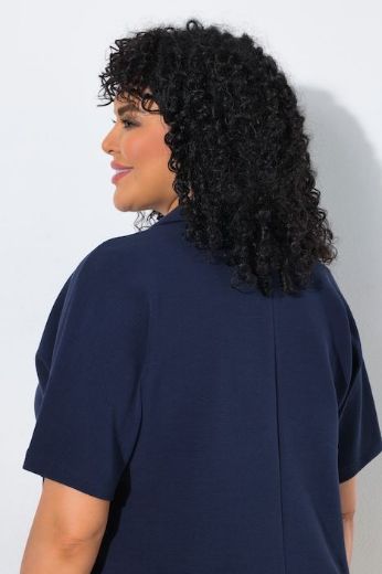 Plus size veliki brojevi Majica kratkih rukava V ovratnika za punije