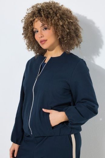 Plus size veliki brojevi Jakna lagana s patentnim zatvaračem za punije