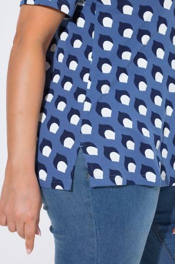 Plus size veliki brojevi Majica kratkih rukava V ovratnika za punije