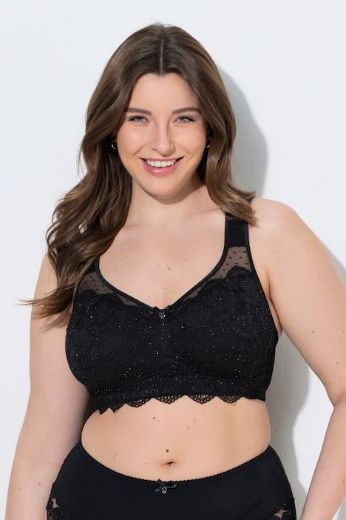 Plus size veliki brojevi Grudnjak bez žice širokih naramenica za punije