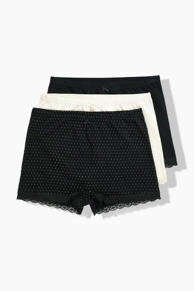Veliki brojevi Gaćice produženih nogavica 3 komada moda za punije