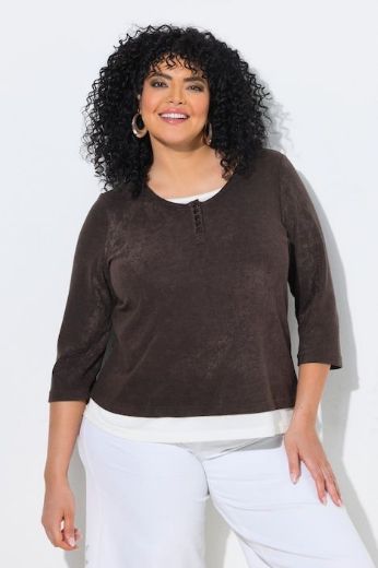 Plus size veliki brojevi Majica 3/4 rukava za punije