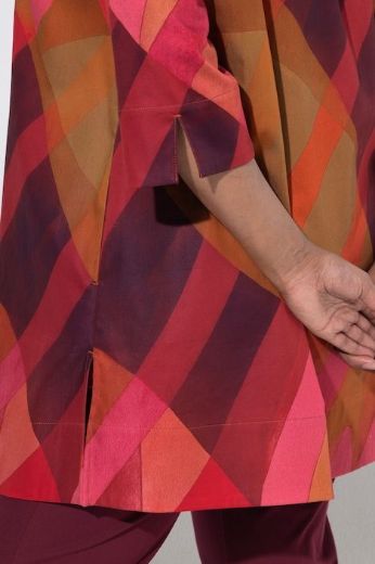 Plus size veliki brojevi Bluza 3/4 rukava dužeg a kroja za punije