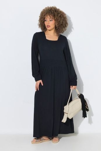 Plus size veliki brojevi Haljina maxi dugih rukava za punije