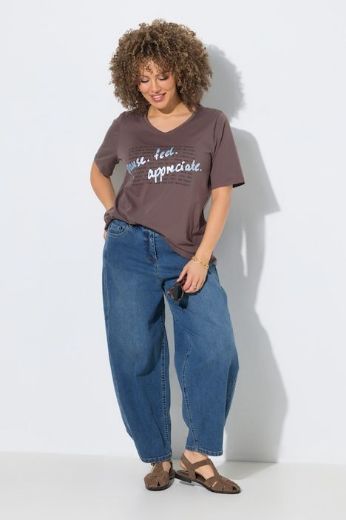 Plus size veliki brojevi Traperice širokih nogavica za punije