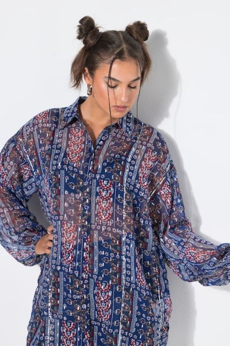 Plus size veliki brojevi Bluza dugih rukava za punije