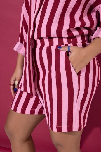 Plus size veliki brojevi Hlače kratkih nogavica od muslina za punije