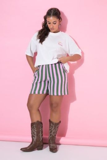 Plus size veliki brojevi Hlače kratkih nogavica od muslina za punije