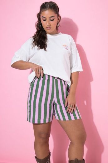 Plus size veliki brojevi Hlače kratkih nogavica od muslina za punije