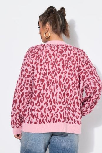Plus size veliki brojevi Kardigan dugih rukava šireg kroja za punije