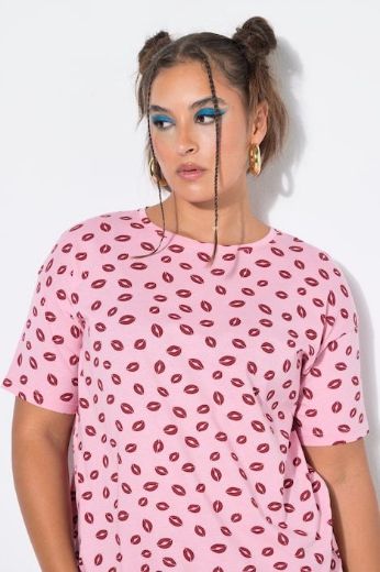 Plus size veliki brojevi Majica kratkih rukava šireg kroja za punije