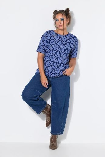 Plus size veliki brojevi Majica kratkih rukava šireg kroja za punije