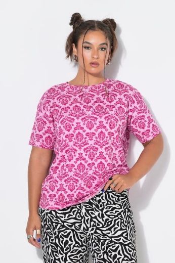 Plus size veliki brojevi Majica kratkih rukava šireg kroja za punije