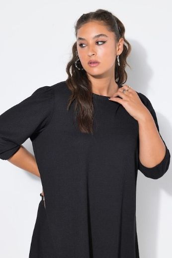 Plus size veliki brojevi Haljina 3/4 rukava A kroja za punije