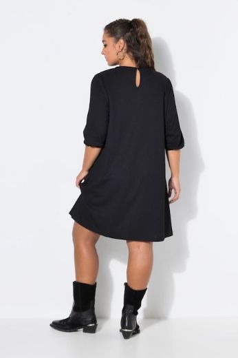 Plus size veliki brojevi Haljina 3/4 rukava A kroja za punije
