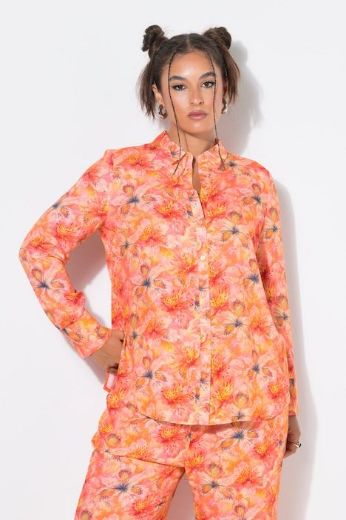 Plus size veliki brojevi Košulja dugih rukava ravnog kroja za punije