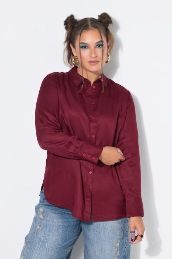 Plus size veliki brojevi Košulja dugih rukava ravnog kroja za punije