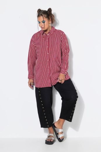 Plus size veliki brojevi Bluza šireg kroja dugih rukava za punije
