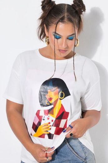 Plus size veliki brojevi Majica kratkih rukava šireg kroja za punije