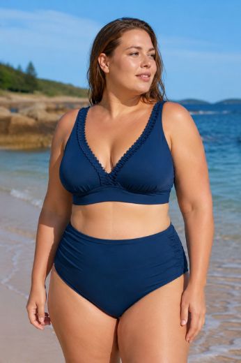 Plus size veliki brojevi Kupaći kostim dvodijelni za punije