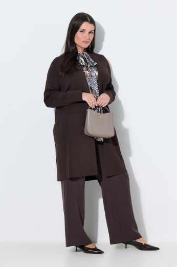 Plus size veliki brojevi Kardigan dugi model s džepovima za punije
