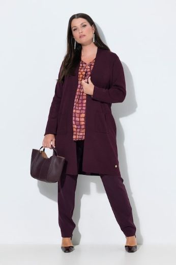 Plus size veliki brojevi Kardigan dugi model s džepovima za punije