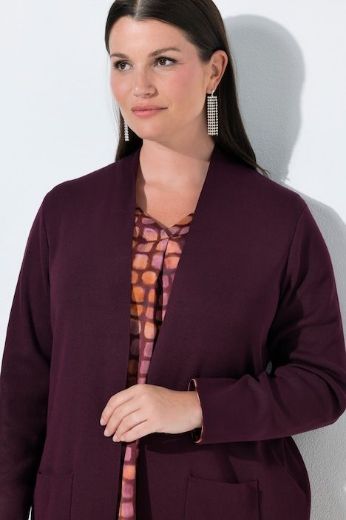 Plus size veliki brojevi Kardigan dugi model s džepovima za punije